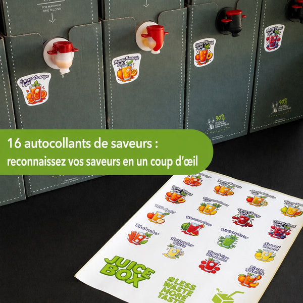 JuiceBox™ Sticker Saveurs