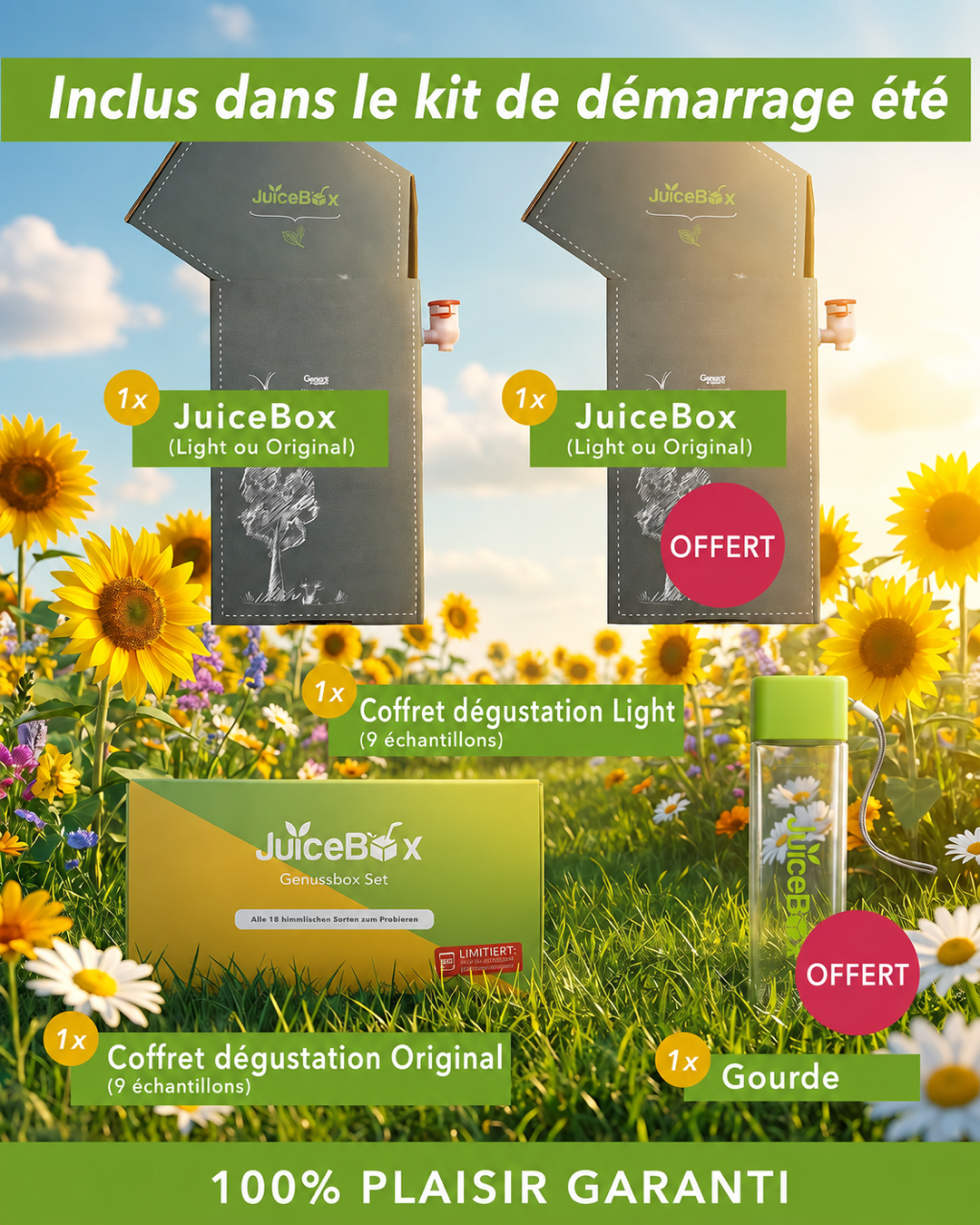 JuiceBox™ Kit de démarrage d’été
