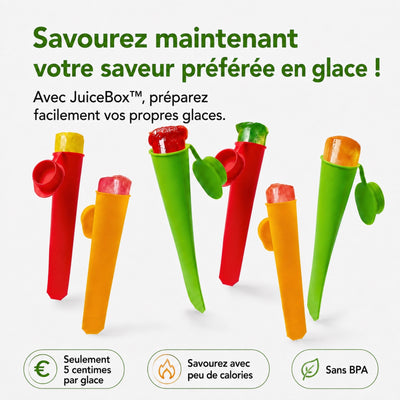 JuiceBox™ Squeezy Lot de 6 moules à glace