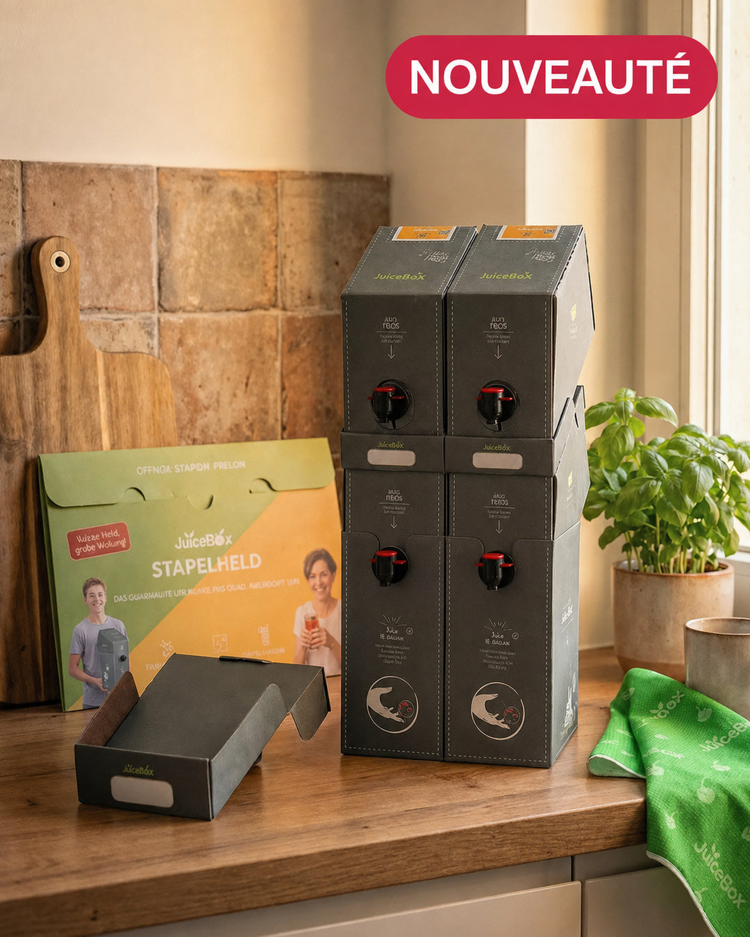 JuiceBox™ Stapelheld Pack de 6