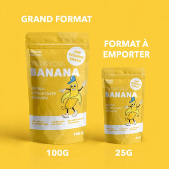 FruitBites Tropical Banana – Format Économique 100g