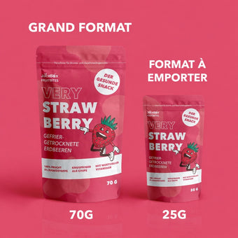 FruitBites Very Strawberry – Format Économique 70g