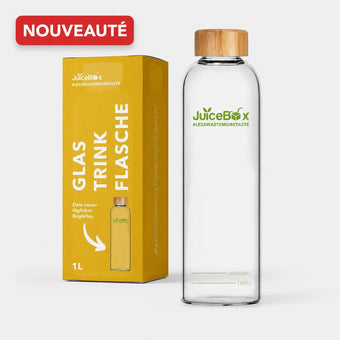 JuiceBox™ Gourde en Verre – 1 litre