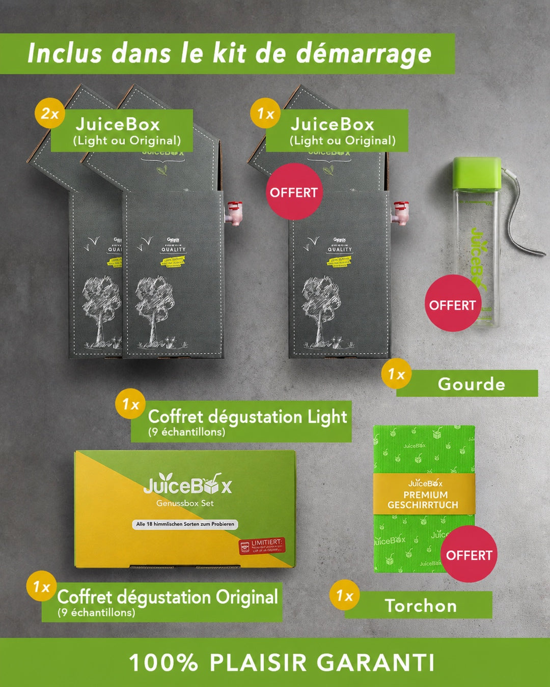 JuiceBox™ Kit de démarrage d’été