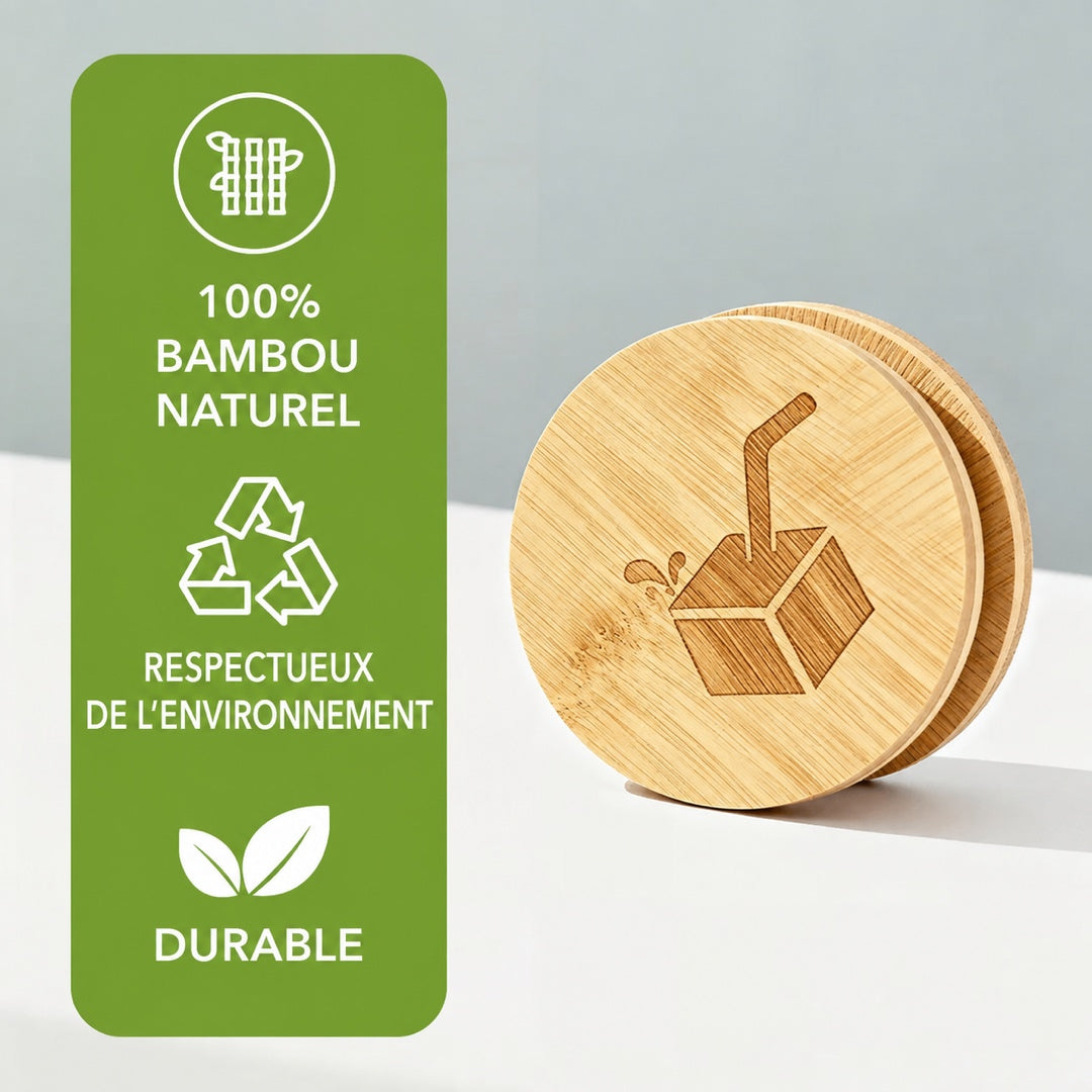 JuiceBox™ Sous-Verre en Bois