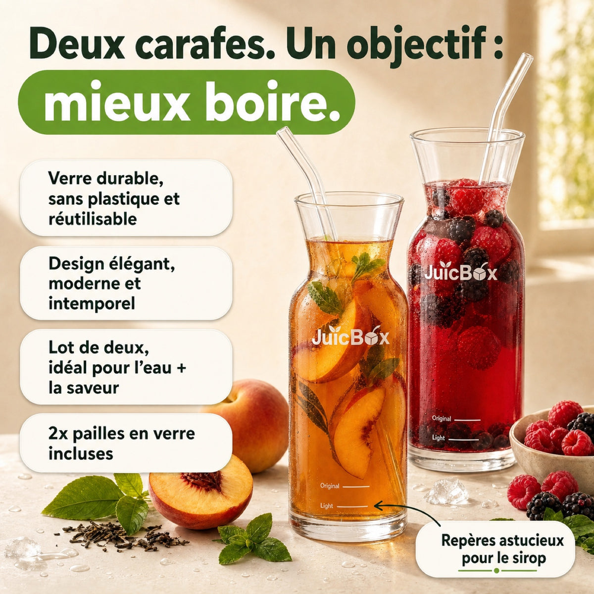 JuiceBox™ Coffret carafes
