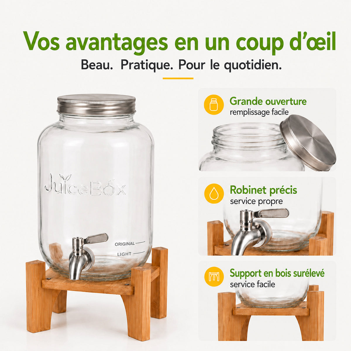 JuiceBox™ Fontaine à boissons 4L