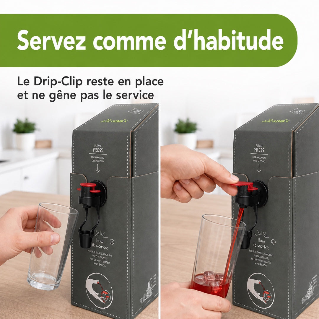 JuiceBox™ DripClip Pack de 3