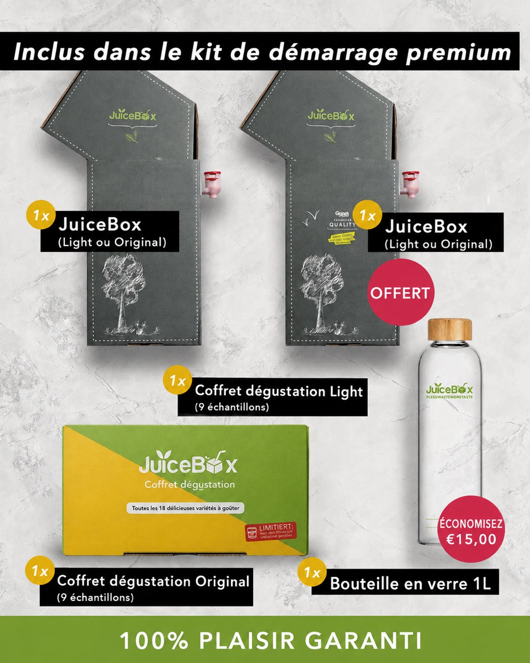 JuiceBox™ Kit de démarrage d’été