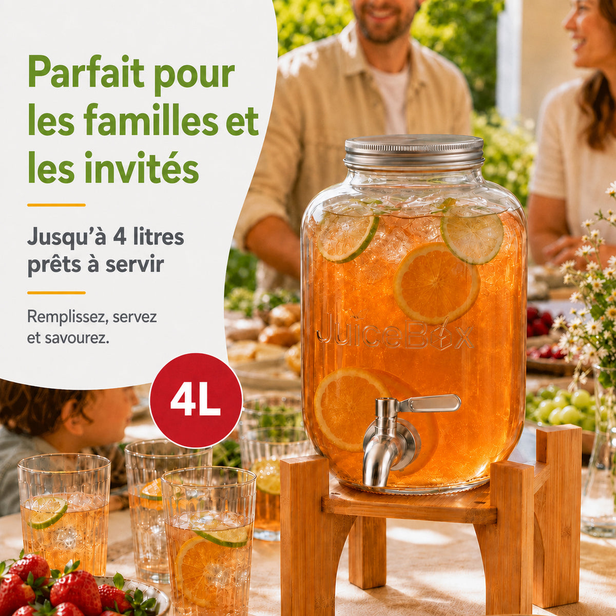 JuiceBox™ Fontaine à boissons 4L