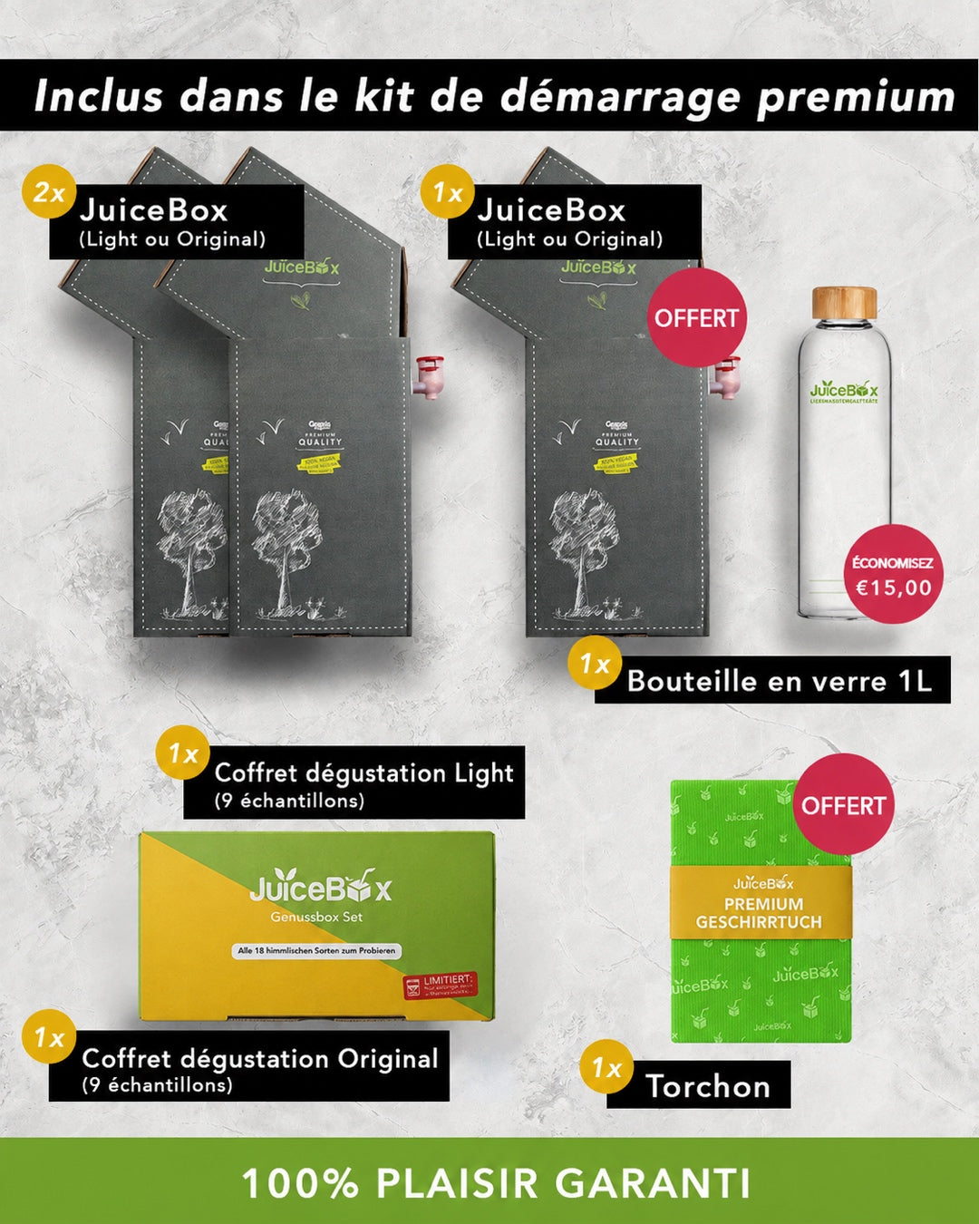 JuiceBox™ Kit de démarrage d’été