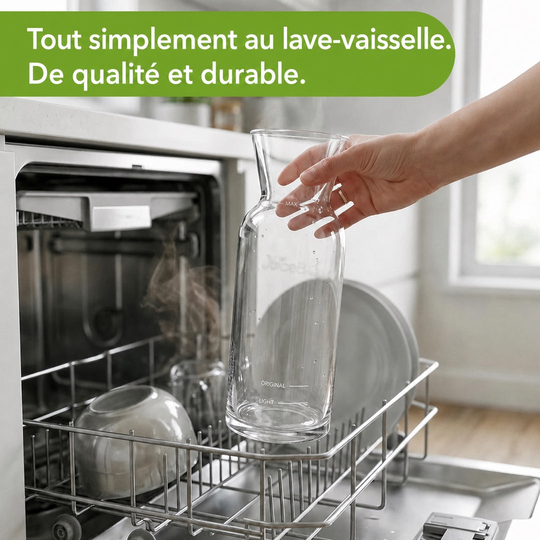 JuiceBox Carafe en Verre - 2 Litres