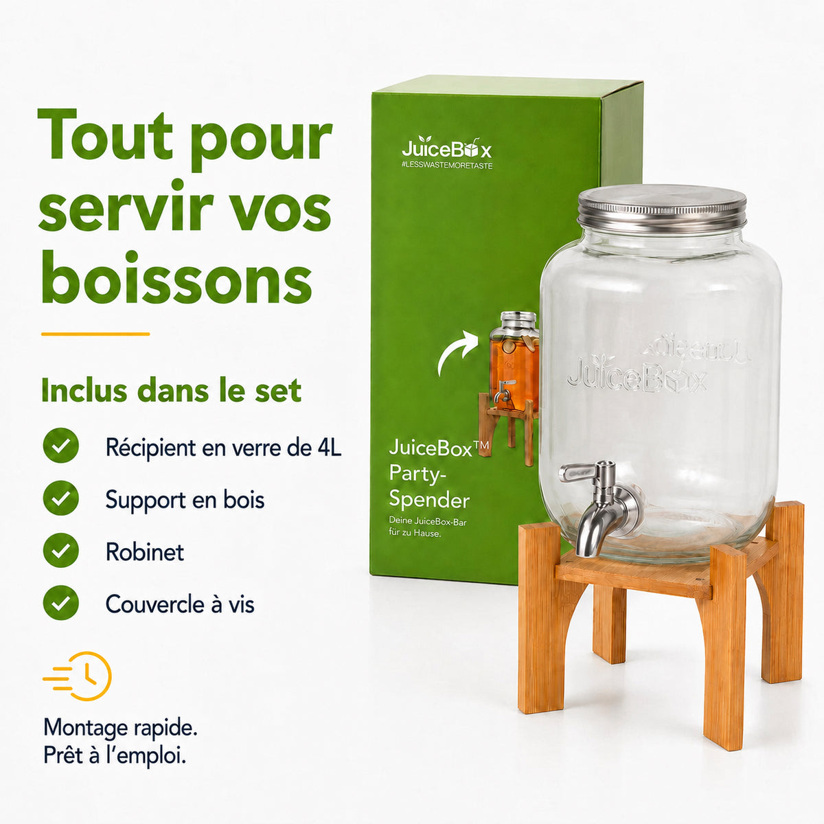 JuiceBox™ Fontaine à boissons 4L