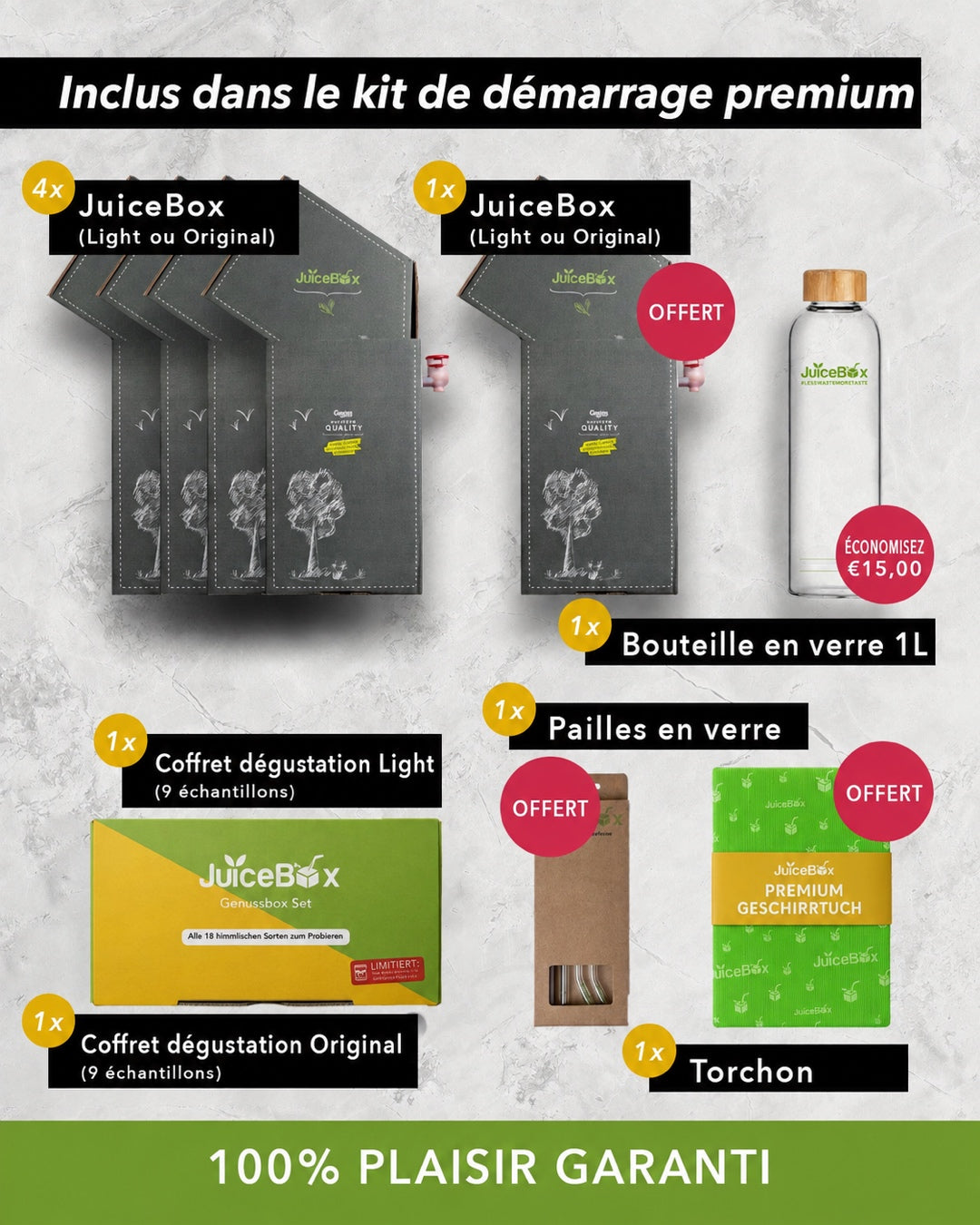 JuiceBox™ Kit de démarrage d’été