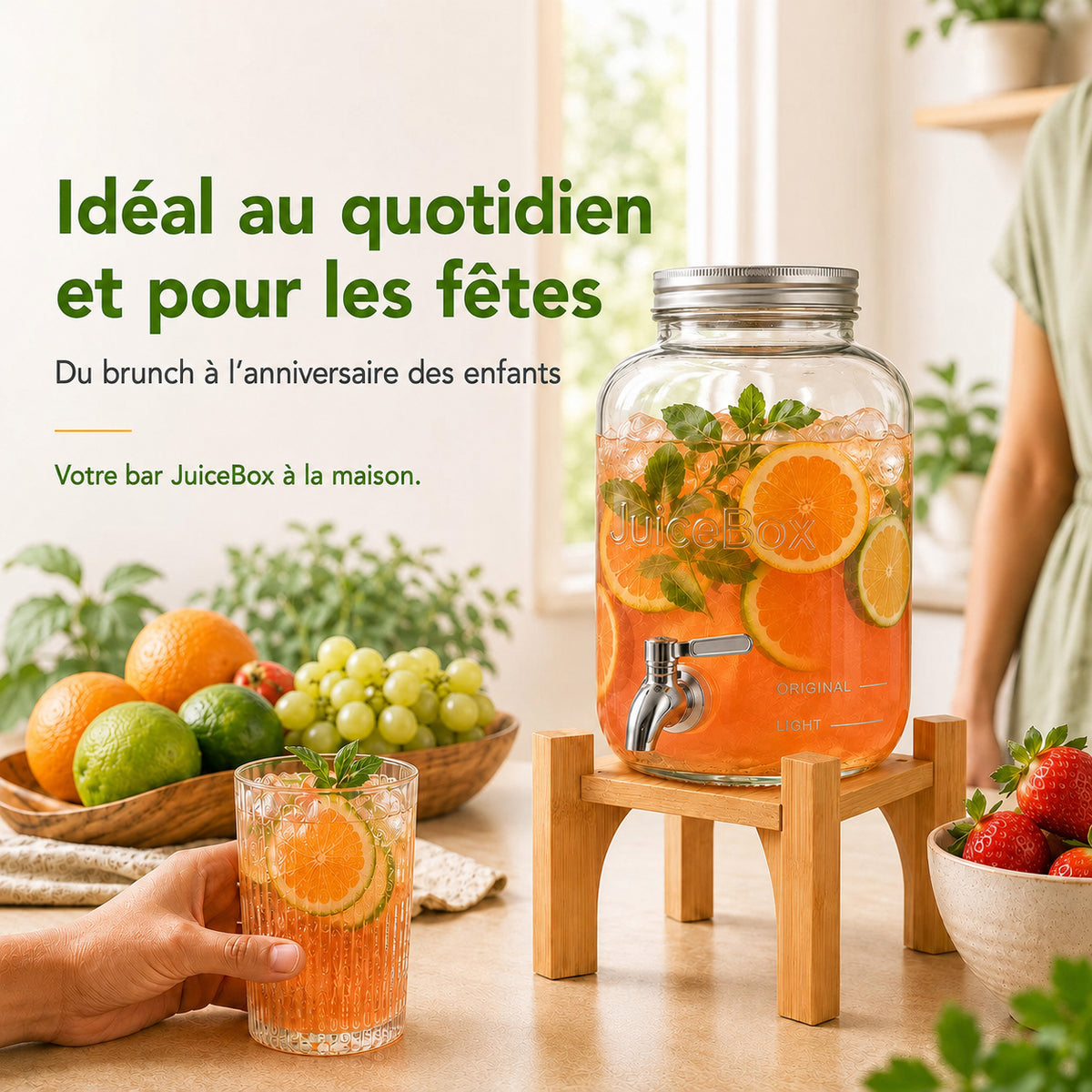 JuiceBox™ Fontaine à boissons 4L