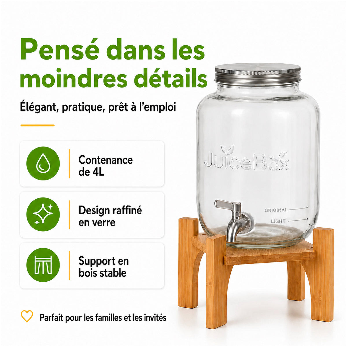 JuiceBox™ Fontaine à boissons 4L