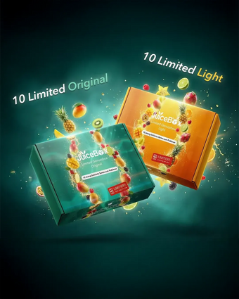 JuiceBox™ Coffret dégustation Limited – Set Économique Light+Original - 20 Échantillons