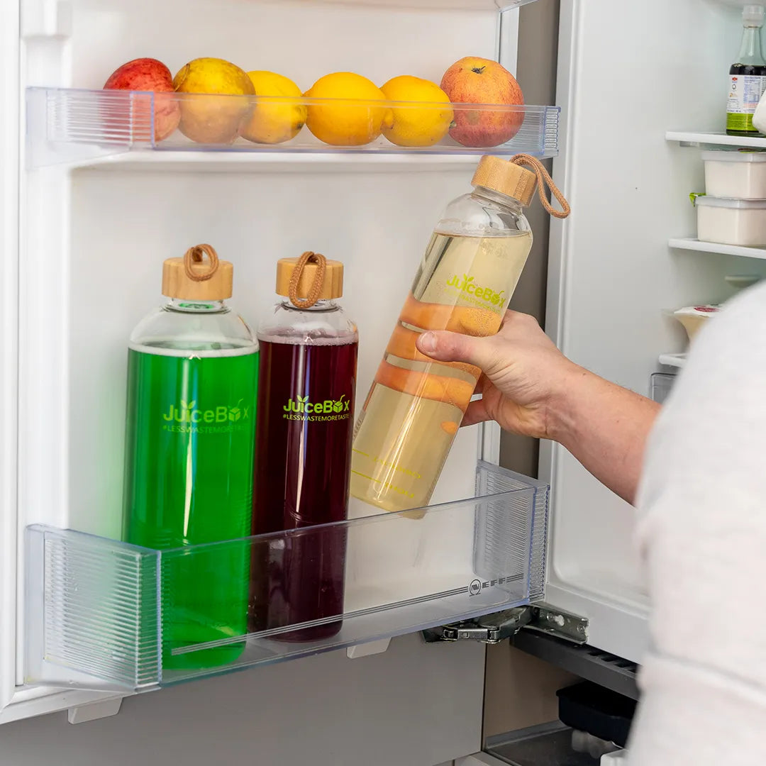 JuiceBox™ Set économique gourdes en verre