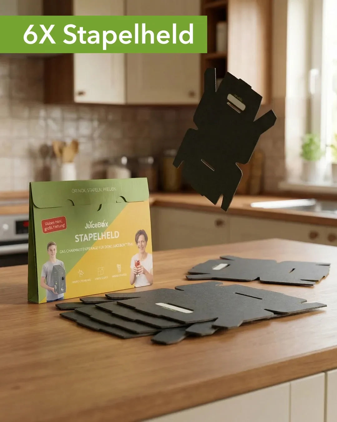 JuiceBox™ Stapelheld Pack de 6