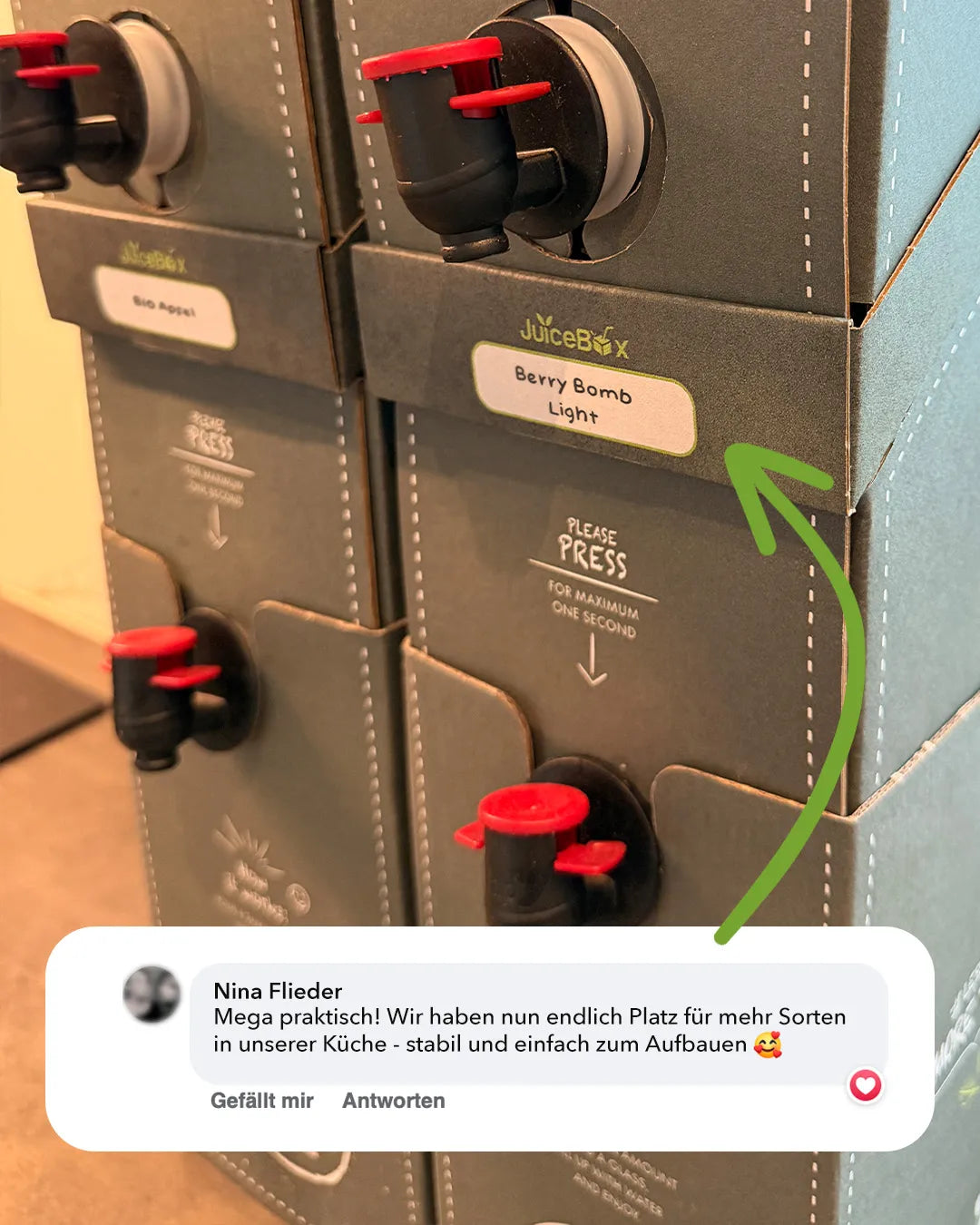 JuiceBox™ Stapelheld Pack de 6