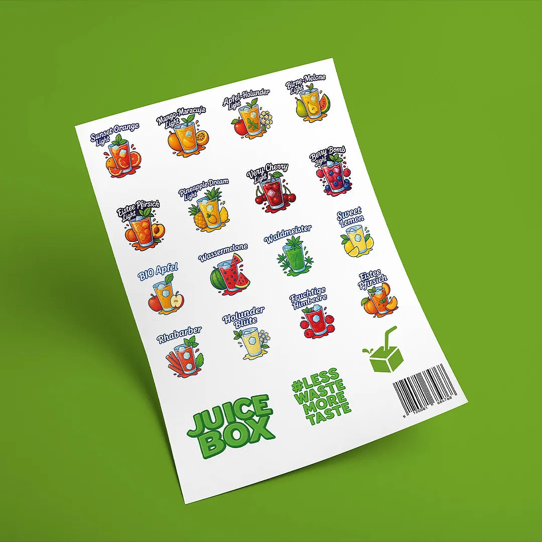 JuiceBox™ Sticker Saveurs