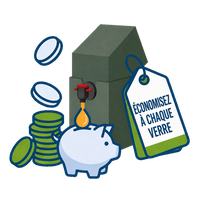 Économise à chaque verre